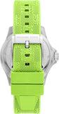 Michael Kors Everest Three Hand Crystals Silver Dial Green Silicone Strap Watch For Women - MK7360 Buy Now By Michael Kors