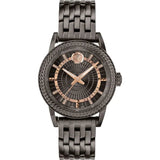Versace Viamond Quartz Black Dial Grey Steel Strap Watch For Men - VEPO00520 Buy Now By Versace