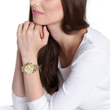 Michael Kors Bradshaw Gold Dial Gold Steel Strap Watch for Women - MK5798 Buy Now By Michael Kors