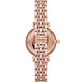 Emporio Armani Gianni T-Bar Quartz White Dial Rose Gold Steel Strap Watch For Women - AR11267 Buy Now By Emporio Armani