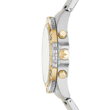 Fossil Garrett Analog Black Dial Two Tone Steel Strap Watch for Men - FS5771 Buy Now By Fossil