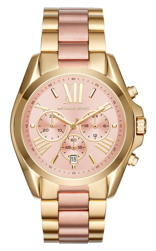 Michael Kors Bradshaw Gold Dial Two Tone Steel Strap Watch for Women - MK6359 Buy Now By Michael Kors