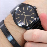 Armani Exchange Nico Analog Black Dial Black Steel Strap Watch For Men - AX7102 Buy Now By Armani Exchange