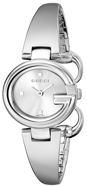Gucci Guccissima Quartz Silver Dial Silver Steel Strap Watch For Women - YA134502 Buy Now By Gucci