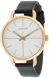 Calvin Klein Even White Dial Black Leather Strap Watch for Women - K7B236C6 Buy Now By Calvin Klein