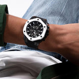 Guess Formula Chronograph Black Dial Black Silicone Strap Watch For Men - GW0579G1 Buy Now By Guess