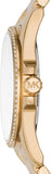 Michael Kors Whitney Three-Hand White Dial Gold Steel Strap Watch For Women - MK6693 Buy Now By Michael Kors
