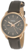 Fossil Tailor Grey Dial Grey Leather Strap Watch for Women - ES3913 Buy Now By Fossil