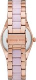 Michael Kors Channing Quartz Mother of Pearl Pink Dial Two Tone Steel Strap Watch For Women - MK6652 Buy Now By Michael Kors
