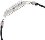 Emporio Armani Chiara Analog Silver Dial Black Leather Strap Watch For Women - AR7372 Buy Now By Emporio Armani