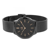 Calvin Klein Minimal Black Dial Black Mesh Bracelet Watch for Women - K3M22421 Buy Now By Calvin Klein