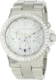 Michael Kors Dylan Glitz Chronograph White Dial Silver Steel Strap Watch For Women - MK5411 Buy Now By Michael Kors