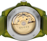 Gucci Dive Automatic Green Dial Green Rubber Strap Unisex Watch - YA136345 Buy Now By Gucci