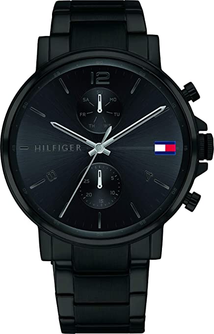 Tommy Hilfiger Daniel Black Dial Black Steel Strap Watch for Men - 1710414 Buy Now By Tommy Hilfiger