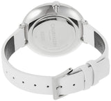 Calvin Klein Rise White Grey Dial White Leather Strap Watch for Women - K7A231L6 Buy Now By Calvin Klein