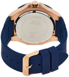 Guess Genesis Quartz Blue Dial Blue Silicone Strap Watch For Men - W1254G3 Buy Now By Guess