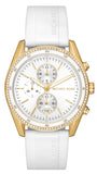 Michael Kors Hadyn Chronograph White Dial White Rubber Strap Watch for Women - MK7484 Buy Now By Michael Kors