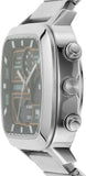 Fossil Retro Analog-Digital Black Dial Silver Steel Strap Watch for Men - FS5890 Buy Now By Fossil
