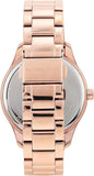 Michael Kors Layton Three Hand Pink Dial Rose Gold Steel Strap Watch For Women - MK6848 Buy Now By Michael Kors