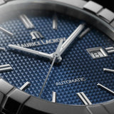 Maurice Lacroix Aikon Automatic Date Blue Dial Blue Silicone Strap Watch For Men - AI6008-SS000-430-4 Buy Now By Maurice Lacroix