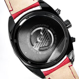 Emporio Armani Sportivo Chronograph Black Dial Red Leather Strap Watch For Men - AR5918 Buy Now By Emporio Armani