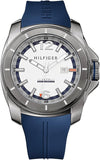 Tommy Hilfiger Windsurf White Dial Blue Rubber Strap Watch for Men - 1791113 Buy Now By Tommy Hilfiger