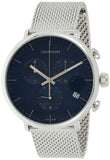 Calvin Klein High Noon Chronograph Blue Dial Silver Mesh Bracelet Watch for Men - K8M2712N Buy Now By Calvin Klein