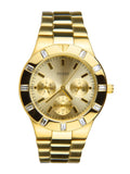 Guess Glisten Analog Gold Dial Gold Steel Strap Watch For Women - W13576l1 Buy Now By Guess