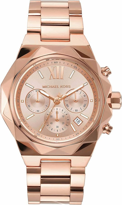 Michael Kors Raquel Analog Rose Gold Dial Rose Gold Steel Strap Watch For Women - MK4688 Buy Now By Michael Kors