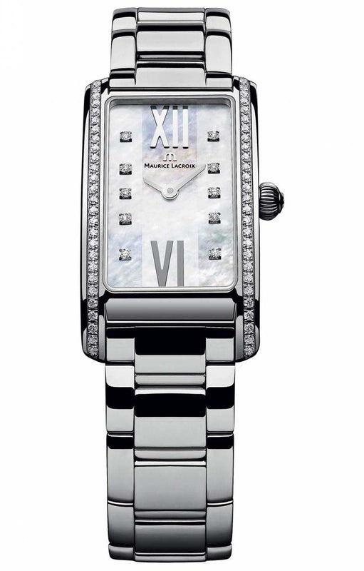 Maurice Lacroix Fiaba Diamonds White Dial Silver Steel Strap Watch for for Women - FA2164-SD532-170 Buy Now By Maurice Lacroix