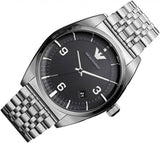 Emporio Armani Classic Analog Black Dial Silver Steel Strap Watch For Men - AR0369 Buy Now By Emporio Armani