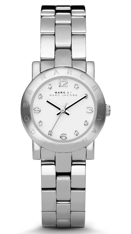 Marc Jacobs Mini Amy White Dial Silver Steel Strap Watch for Women - MBM3055 Buy Now By Marc Jacobs