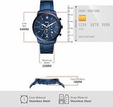 Fossil Neutra Chronograph Blue Dial Blue Steel Strap Watch for Men - FS5826 Buy Now By Fossil