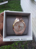 Michael Kors Slim Runway Rose Gold Dial Rose Gold Steel Strap Watch for Women - MK3591 Buy Now By Michael Kors