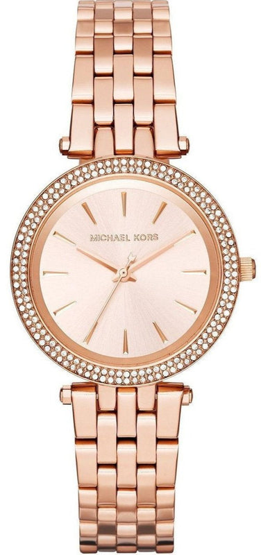 Michael Kors Darci Rose Gold Dial Rose Gold Steel Strap Watch for Women - MK3431 Buy Now By Michael Kors