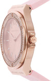 Michael Kors Mini Lennox Three-Hand Rose Gold Dial Pink Silicone Strap Watch For Women - MK7282 Buy Now By Michael Kors