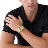 Michael Kors Everest Chronograph Gold Dial Gold Mesh Strap Watch For Men - MK9083 Buy Now By Michael Kors