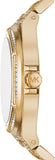Michael Kors Lennox Three Hand Crystals White Dial Gold Steel Strap Watch For Women - MK6991 Buy Now By Michael Kors