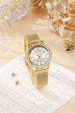 Guess Whisper Silver Dial Gold Mesh Bracelet Watch for Women - W1084L2 Buy Now By Guess