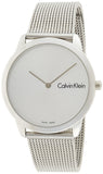Calvin Klein Minimal Silver Dial Silver Mesh Bracelet Watch for Men - K3M211Y6 Buy Now By Calvin Klein