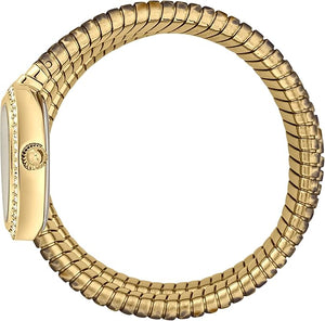 Just Cavalli Glam Snake Gold Dial Multicolor Steel Strap Watch for Women - JC1L163M0255