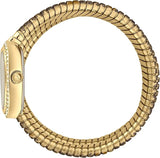 Just Cavalli Glam Snake Gold Dial Multicolor Steel Strap Watch for Women - JC1L163M0255