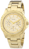 Guess Mini Phantom Diamonds Gold Dial Gold Steel Strap Watch for Women - W0235L5 Buy Now By Guess