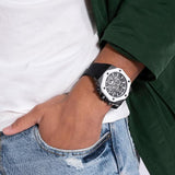 Guess Formula Chronograph Black Dial Black Silicone Strap Watch For Men - GW0579G1 Buy Now By Guess