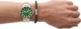 Emporio Armani Diver Chronograph Green Dial Two Tone Steel Strap Watch For Men - AR80063 Buy Now By Emporio Armani