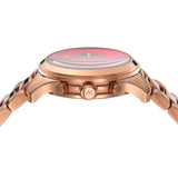 Michael Kors Runway Chronograph Pink Dial Rose Gold Steel Strap Watch For Women - MK7352 Buy Now By Michael Kors