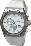 Emporio Armani Sportivo Analog Quartz White Dial White Rubber Strap Watch For Men - AR6103 Buy Now By Emporio Armani