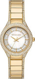 Michael Kors Sylvia Mother Of Pearl Dial Gold Steel Strap Watch For Women - MK4655 Buy Now By Michael Kors