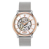 Maserati Epoca Automatic White Dial Silver Mesh Bracelet Watch For Men - R8823118001 Buy Now By Maserati