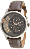 Fossil Townsman Automatic Black Dial Brown Leather Strap Watch for Men - ME1163 Buy Now By Fossil
